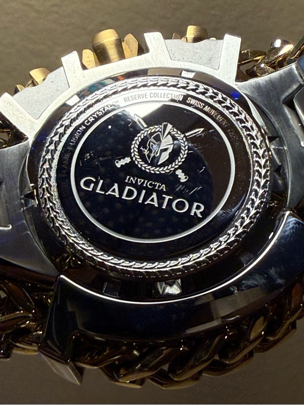 Invicta Gladiator Watch - Gold & Silver Accents - Picture 6 of 8